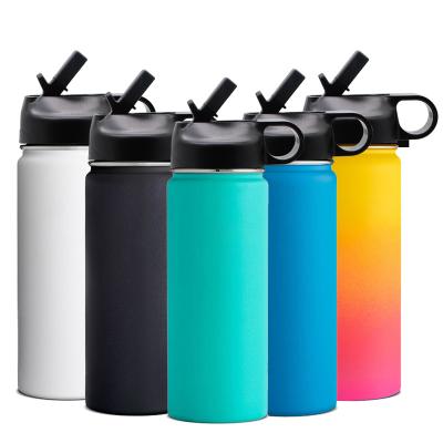 China Wholesale Business Vacuum Insulated Sports Water Bottle Stainless Steel Powder Coated With Bpa Free Lid for sale