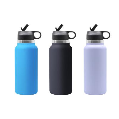 China WeVi Sustainable High Grade 18/8 Wide Mouth Private Label Stainless Steel Vacuum Water Bottles For Travel for sale