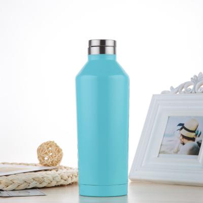 China Sustainable WeVi 304 Custom Printed Double Wall Vacuum Insulated Stainless Steel Thermal Flask Drinking Bottle for sale