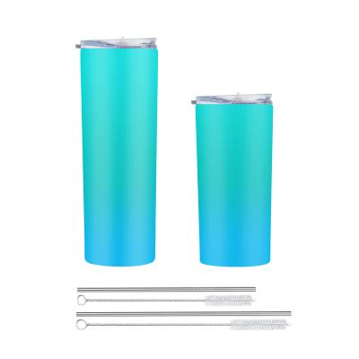 China WeVi 16oz 20oz Long Lasting WeVi Glitter Stainless Steel Slim Straight Lean Tumbler With Straw for sale