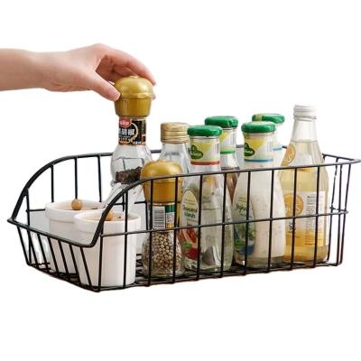 China New-fashion refrigerator shelf interior kitchen bedroom living room storage basket storage basket for sale