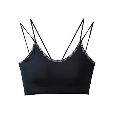 China Eazmol One Piece Push Up Workout Sports Bra Women Sports Bra T-Shirt Bra For Women for sale