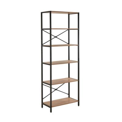 China (Size) Good Quality Adjustable 5 Layer Black Frame Boltless Storage Shelves Metal Racks For Shops for sale