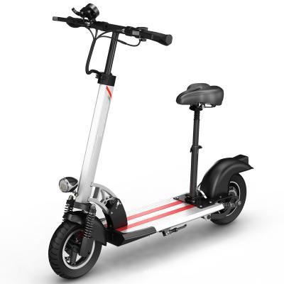 China ZEUSFIT Electric Mobility Scooter 800W 36V 8A Brushless Motor Unisex Classic Folding Electric Scooter With Seat For Sale for sale