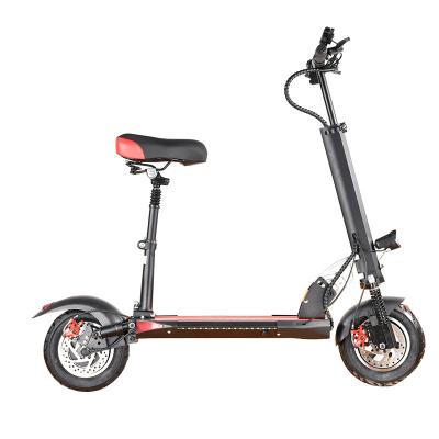 China Customization 800W 48V unisex electric scooter ZEUSFIT double brake 10 inch tire off road electric scooter for sale for sale