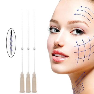 China Safe And Reliable Pdo Tornado Threads 27g 38mm Pdo Lift Thread Tensor Suture Medical Facial Safe Needle for sale