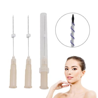 China Easy To Use High Quality Absorbable Pdo Thread Lift Korea Pdo Thread Screw Lift Korea Facial Tornado Screw Pdo Lifting Thread 26g 90mm for sale