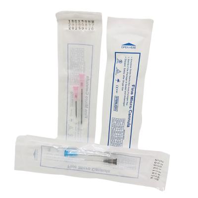 China Clinic Top Selling Micro Cannula 21g 70mm Blunt Cannula For Filler for sale