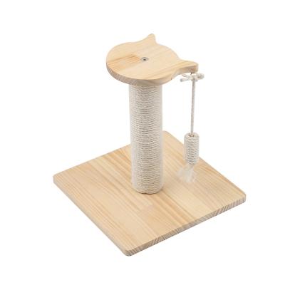 China Good Workmanship Viable Wooden Cat Scratcher Scratching Posts for sale