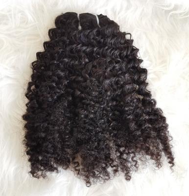 China Wholesale Afro 3c 4a Bundles Natural Raw Curly Curly Peruvian Hair Extensions Bundles Supplier for sale