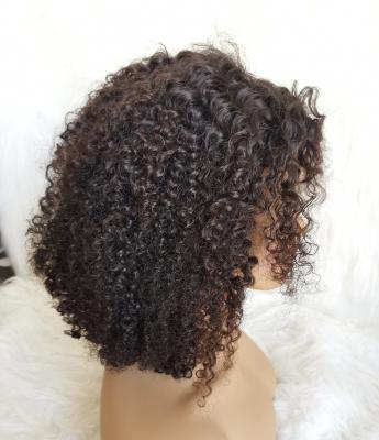 China High Density Customized Human Hair Cuticle Aligned Human Hair Lace Unit Wigs Manufacturer Factory Customized Raw Curly Frontal Transparent Hair Lace Wig for sale