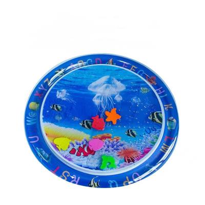 China Eco-friendly Wholesale Time Inflatable Tummy Time Baby Playing Water Mat for sale