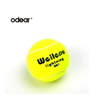 China Cheap amateur game or professional training volume packing pressureless tennis ball with custom logo for training for sale