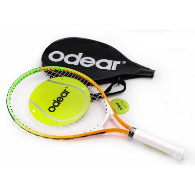 China Kids Tennis Playing Colorful Hot Selling Custom Copy Wholesale Junior Tennis Racket From Main Factory Quality for sale