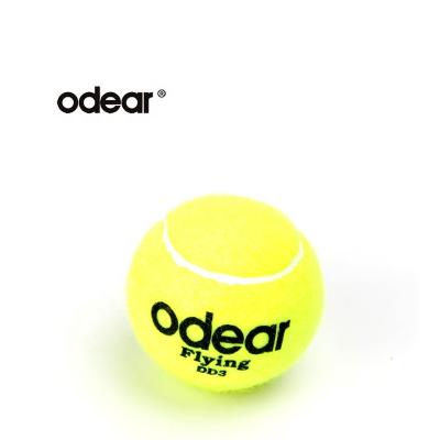 China Odear Professional Training Factory Wholesale Custom Print Pressureless Professional Training Promotional Tennis Ball DD3 for sale