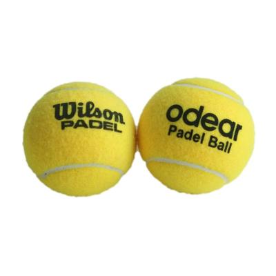 China 45% wool felt imported from thailand factory wholesale good quality customized colorful tennis ball paddel for sale