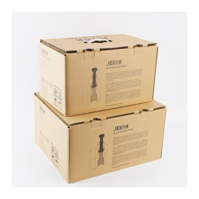 China Recyclable Custom Printed Recycled Craft Kraft Paper Packaging Box Brown Foldable Corrugated Cardboard Boxes for sale