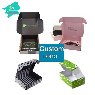 China Recyclable Logo Cardboard Cartons Shipping Mailer Box Custom Cosmetic Set Cosmetics Shipping Corrugated Packaging Boxes for sale