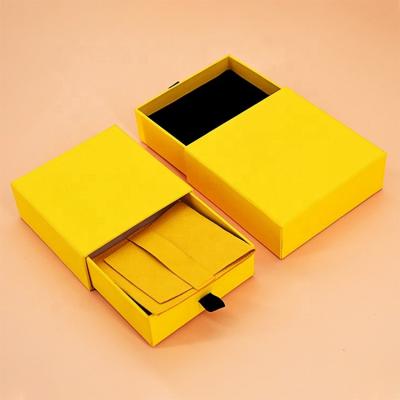 China Wholesale Recyclable Small Slide Out Match Drawer Kraft Paper Cardboard Packaging Box Jewelry Gift Boxes for sale