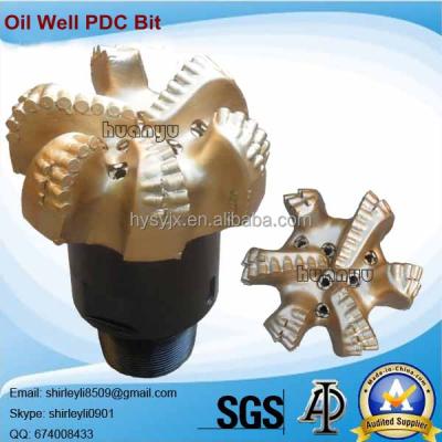 China Well Drilling 3 - 8 Blades Matrix body PDC bit oil drilling pdc drill bits api standard for sale