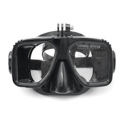 China Waterproof Professional Safety Scuba Diving Equipment Camera Support Anti Burst Diving Goggles for sale