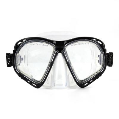 China Wholesale Anti Fog Mask Anti Leak Diving Diving Mask Tempered Glasses Swimming Snorkeling Goggles for sale