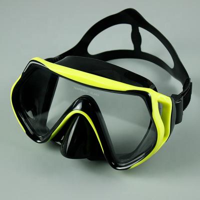 China New Best Products Big Vision Swimming Goggles Masks Scuba Freediving Anti-fog Mask for sale