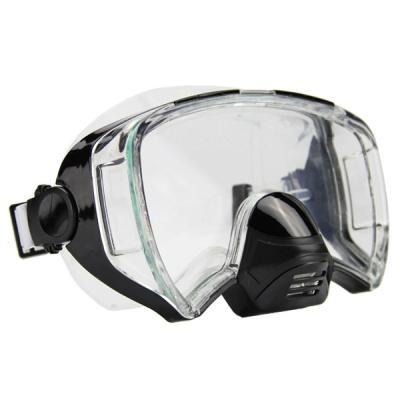 China Single Lens Anti-fog Or Coating HD Diving Mask With Valve for sale