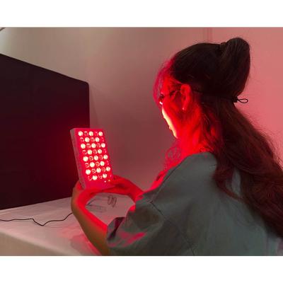 China Maksdep 660nm Handheld 850nm Mix Small Size Color Near Infrared LED Red Light Therapy Device With Handheld Timer for sale