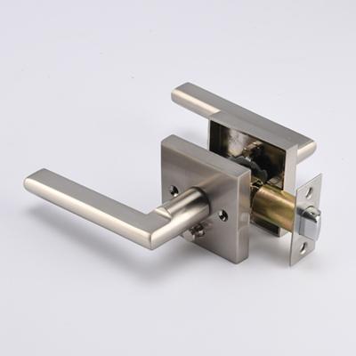 China Modern Passage Lever Sets For Bedroom Bathroom Interior Door Knob Door Handle Lock for sale