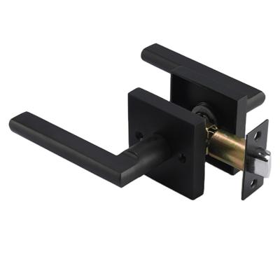 China Modern Passage Lever Sets For Bedroom Bathroom Interior Door Knob Door Handle Lock for sale