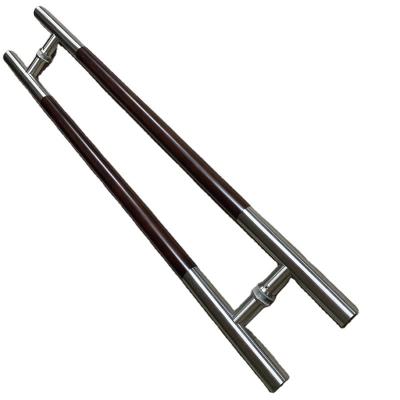 China Modern 36 Inches Long Contemporary Commercial Ladder Pulls Double Sided Door Pulls for sale