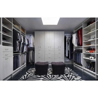 China VIC Adjustable Modular Custom Wood Design Modern Bedroom Closet Wardrobe (Size) for sale