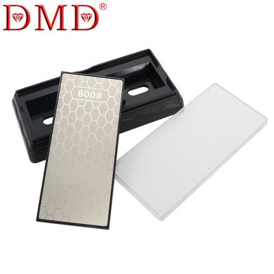 China 400/1000 400/1200 600/1200 Viable Kitchen Knife Sharpener DMD Double Sided Diamond Sharpening Stone for sale