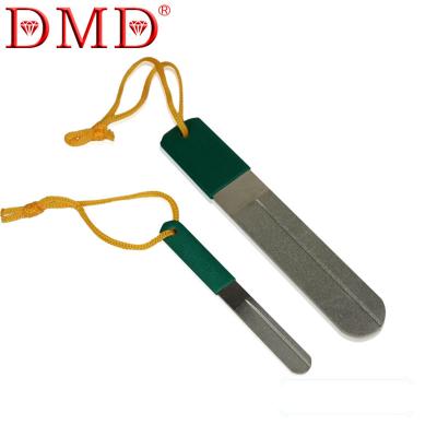 China Viable Diamond Whetstone Silver Fishing Knife Sharpener 6 Inch Pocket Gadgets For Climbing Outdoor Camping for sale