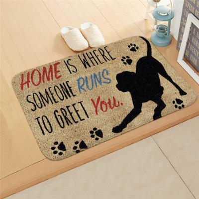 China Custom Made 3D Flannel Printing Blanket Custom Printed Rug With Logo Digital Printed Rugs Non-Slip Door Mat Shower Room Floor Mat Rug for sale