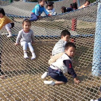 China Safety Net Rope Full Color Colorful Playground Equipment Climbing Net For Playground for sale