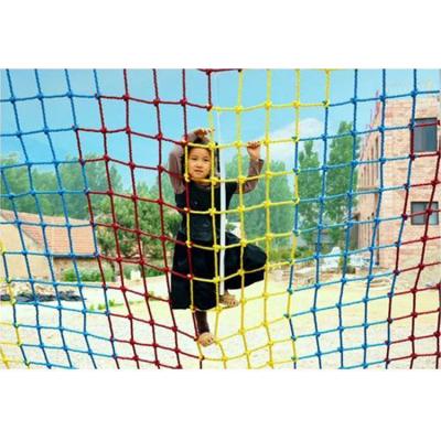 China Full Color Cheap Price Outdoor Kids Climbing Safety Rope Net Climbing Net For Playground for sale