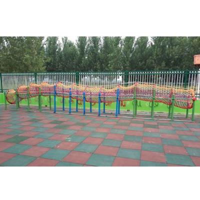 China Full Color Cheap Price Outdoor Kids Climbing Safety Rope Net Climbing Net For Playground for sale