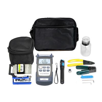 China FTTH/FTTx/HFC Factory Supply FTTH Tool Kit with VFL Power Meter Optical Fiber Cleaver for sale