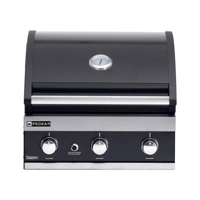 China Easily Assembled Professional Gas Barbecue 24 GT Drop-In 3-Burners Premium Gas Grill for sale