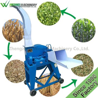 China Weiwei Poultry Farm 9ZP-3 Brand Fodder Shredder Silage Chaff Cutter Machine Price 3tph for sale