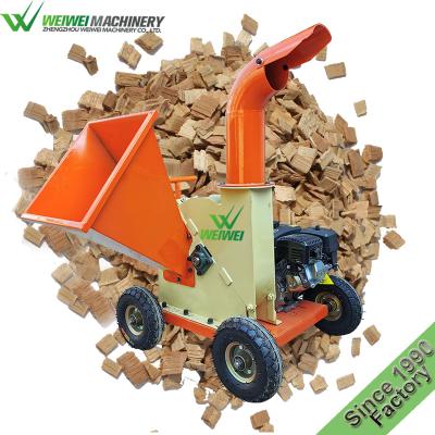 China Weiwei wood shredder woodworking machine wood waste forestry log shredder / shreder cutting for sale