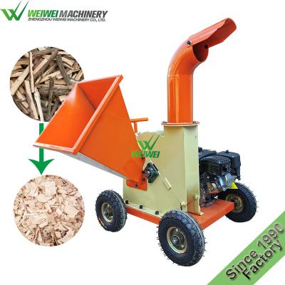 China Cutting of Forestry Log Waste Weiwei Factory Price Wood Crusher Wood Processing Machine for sale