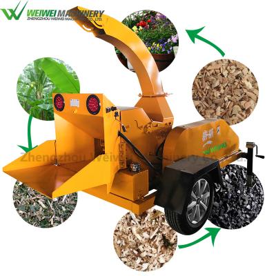 China Weiwei branch shredder machine low price factory direct sale wood chipper sawdust machine for wood for sale