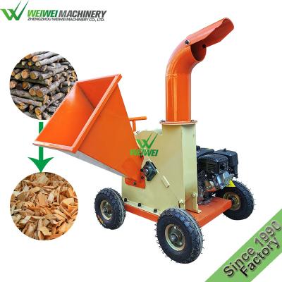 China Cutting Forestry Log Waste Log Shredder Weiwei Wood Chips Making Excellent Quality Chainsaw Wood Cutting Machine for sale