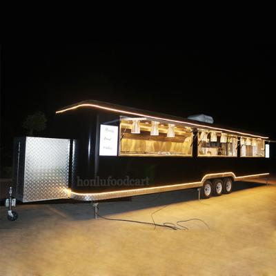 China 2020 hot sale food truck vegetable processing factory 11m long concession mobile food cart/sell food truck/mobile food trailer for sale