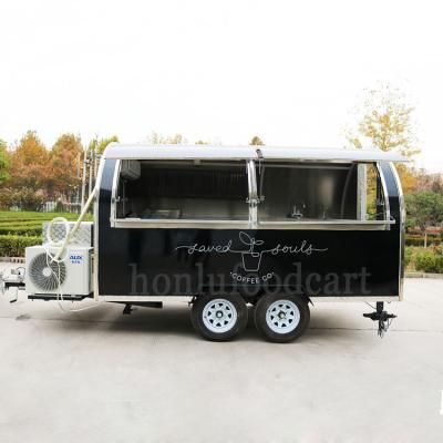 China Fashion burger selling trailer burger food carts for sale for sale