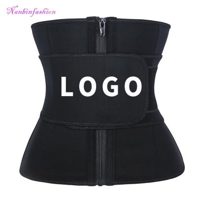 China NANBIN Customization Belly Wrap Antibacterial Quick Tummy Slimming Belts Wholesale-Waist Trainer Latex Girdle Shapewear for sale