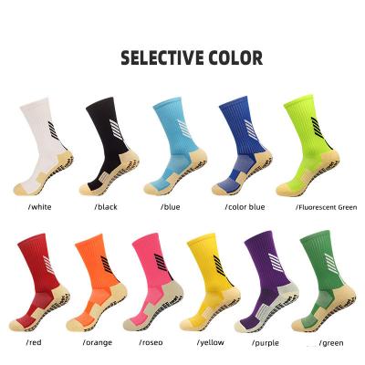 China QUICK DRY Custom Performance Sports Non-slip Athletic Soccer Grip Socks Anti Slip Football Socks For Men for sale